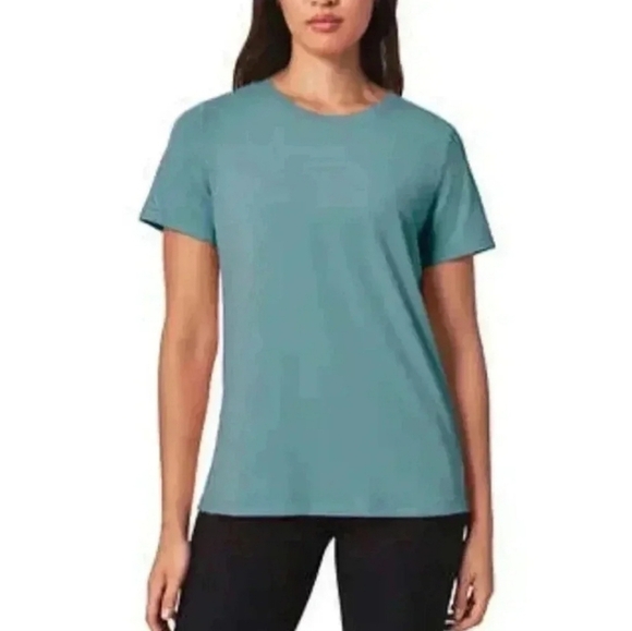 ❤️ Mondetta Active Tee Green Short Sleeved T-shirt Women's Large Top - Picture 2 of 10